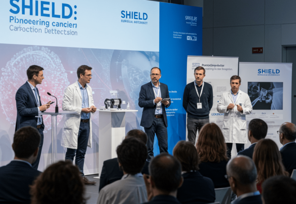 SHIELD project breakthrough initiative pancreatic cancer detection presentation - Nexuswelt takes part in Horizon Europe healthcare innovation advancing early diagnostic technologies across European consortium