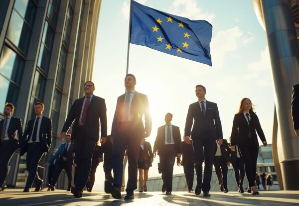 cinematic-scene-business-people-suits-walking-toward-camera-with-european-flags-their