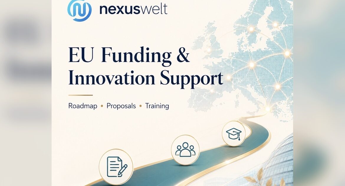 eu_funding_innovation_support_centered_70_percent Nexuswelt EU funding and innovation support for startups SMEs and EU project consortia
