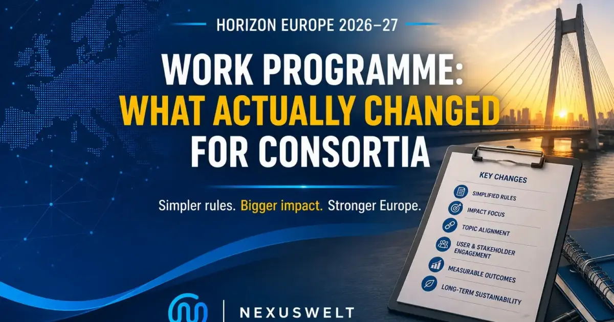 Banner1i Causal pathway from project result to user uptake in a Horizon Europe impact section