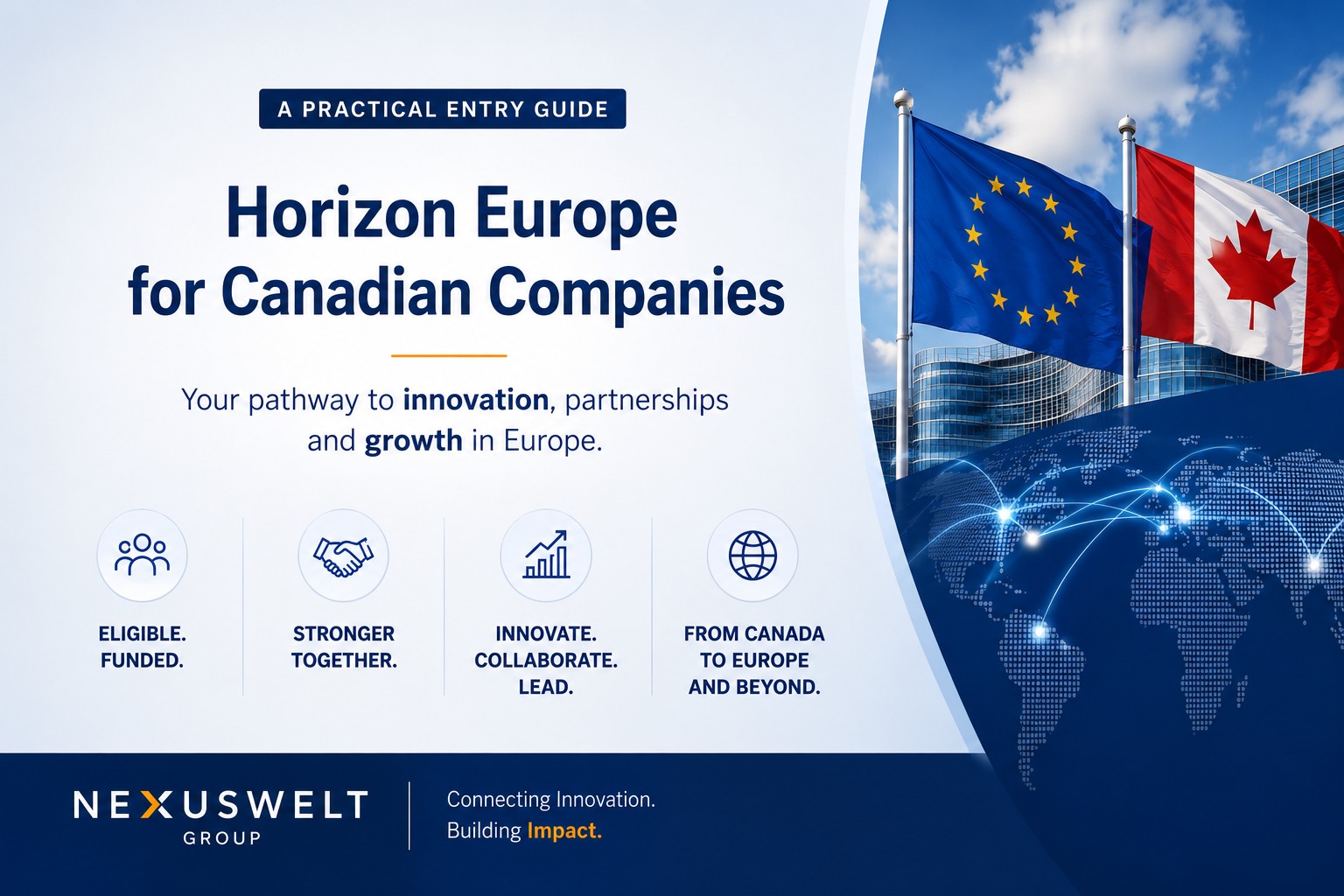 Canadian company preparing to join a Horizon Europe consortium