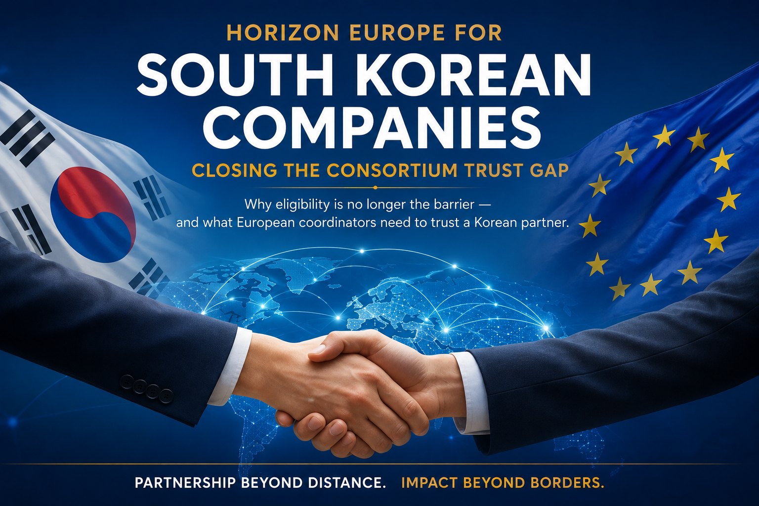 Horizon Europe for South Korean companies and European consortium partnerships